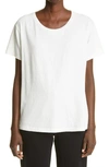 John Elliott Drop-shoulder Cotton T-shirt In White