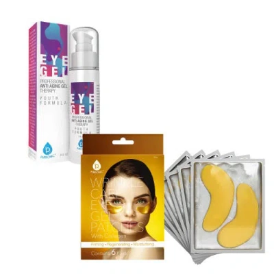 3503344122577 Pursonic Youthful Eyes Bundle Professional Anti Aging Eye Gel 2 oz & Wrinkle Care Eye Gel Patches In White