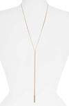 HALOGEN FACETED SNAKE CHAIN Y-NECKLACE,439085946758