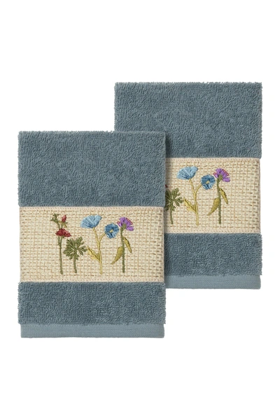 LINUM HOME LINUM HOME TEXTILES SERENITY EMBELLISHED WASHCLOTH,190733133141