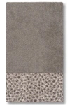 Linum Home Spots 3-piece Embellished Towel In Dark Grey