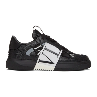 Valentino Garavani Vltn Sneakers In Black,white