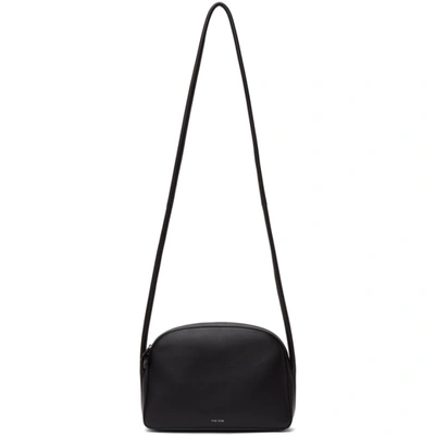 The Row Grain Leather Single Mignon Shoulder Bag In Black