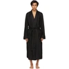 TOM FORD BLACK CASHMERE TWILL ROBE