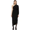 BALENCIAGA BLACK BODY WRAP DRESS