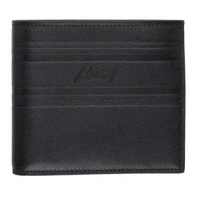 Brioni Black & Navy Classic Wallet In Black,blue