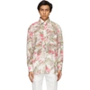 TOM FORD WHITE & PINK FLORAL SHIRT