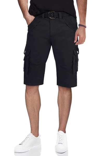 X-ray Belted Bermuda Cargo Shorts In Navy