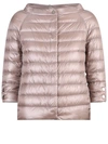 HERNO HERNO CROPPED SLEEVE DOWN JACKET