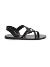 SAINT LAURENT SAINT LAURENT MATT FLAT SANDALS