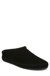 Vince Howell Faux Shearling Lined Slipper In Black