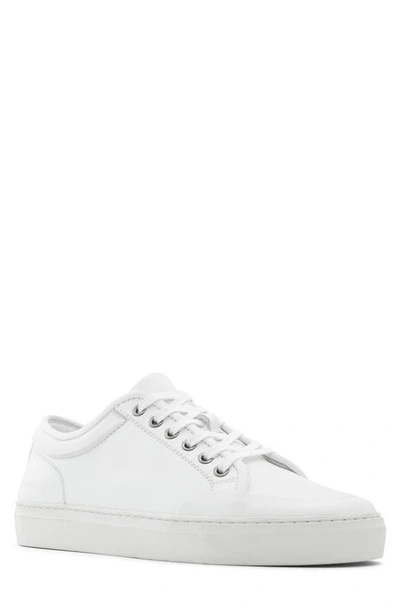 Belstaff Rally Leather Low Top Sneaker In Off White