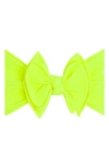Baby Bling Babies' Fab-bow-lous Headband In Neon Safety Yellow