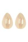 Halogen Droplet Stud Earrings In Gold