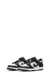 Nike Babies' Dunk Low Basketball Sneaker In White/ Black