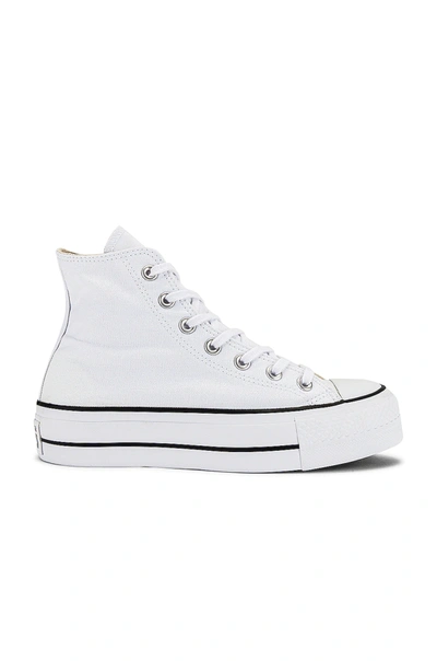 CONVERSE CHUCK TAYLOR ALL STAR LIFT HI 运动鞋 – 白色&黑色,CNVR-WZ56