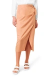 FRENCH CONNECTION GABINA DRAPE SKIRT,73NNC