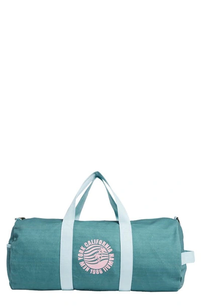 Billabong X The Salty Blonde Stay Salty Canvas Duffle Bag In Jungle