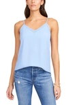 1.state Chiffon Inset Tank In Oasis Blue