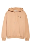 OFF-WHITE LOGO OVERSIZE COTTON HOODIE,OWBB035S21JER0041710