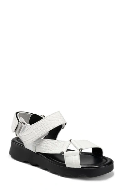 Aerosoles Aerosole Wave Sandal In White Croco