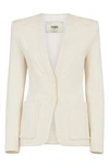 FENDI TROMPE L'OEIL KNIT JACKET,FZJ578-AF4R