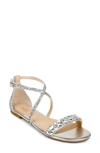 Jewel Badgley Mischka Women's Osome Evening Sandals Women's Shoes In Silver