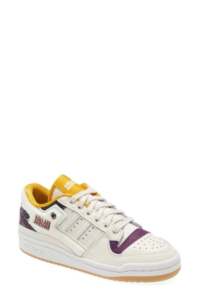 Adidas Originals Adidas Women's Originals X Girls Are Awesome Forum '84 Low Casual Shoes In Beige/maroon