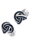 CUFFLINKS, INC LOVE KNOT CUFF LINKS,RR-262-BLU