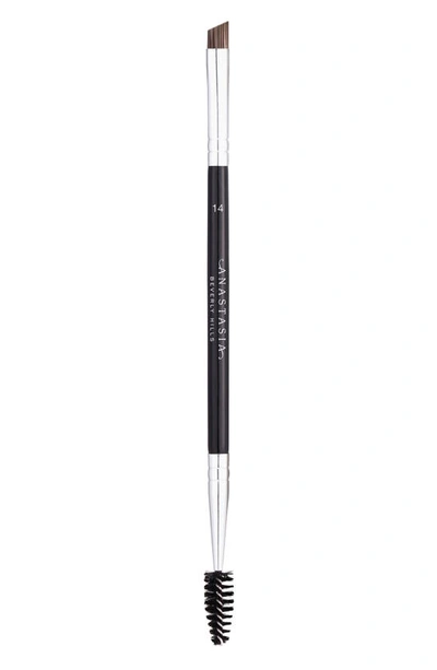 ANASTASIA BEVERLY HILLS #14 DUAL-SIDED BROW & EYELINER BRUSH,ABH01-28214