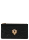 DOLCE & GABBANA DOLCE & GABBANA DEVOTION ZIPPED CARDHOLDER