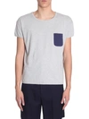 VISVIM T-SHIRT WITH CONTRAST POCKET