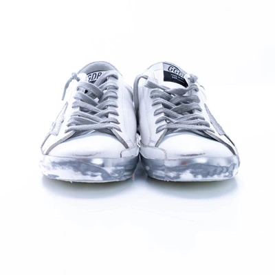 Golden Goose Sneakers In White - Silver