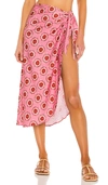 ADRIANA DEGREAS EXOTIC PASSION 围裙 – 粉红色和红色,ADEG-WQ3