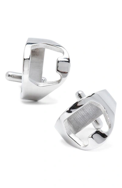 Cufflinks, Inc Bottle Opener Cuff Links In Silver