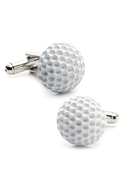 Cufflinks, Inc Golf Ball Cuff Links In White