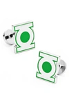 CUFFLINKS, INC GREEN LANTERN CUFF LINKS,DC-GRNL-SL