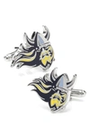 CUFFLINKS, INC CUFFLINKS, INC. NCAA COLLEGIATE AUGUSTANA UNIVERSITY VIKINGS CUFF LINKS,PD-AUG-SL