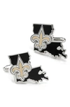 Cufflinks, Inc Nfl New England Patriots Cuff Links In New Orleans Saints State Edi