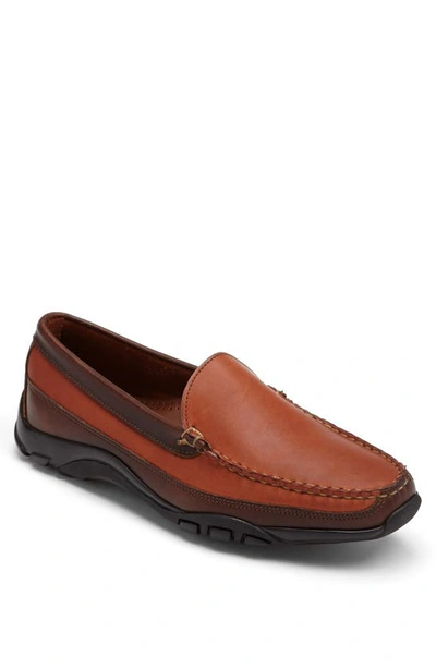 Allen Edmonds Boulder Driving Loafer In Tan/brownz/dnu