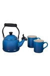 Le Creuset 3-piece Demi Kettle & Mug Set In Marseille