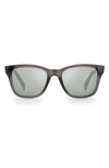 Levi's 53mm Mirrored Square Lenses In Grey/ Silver