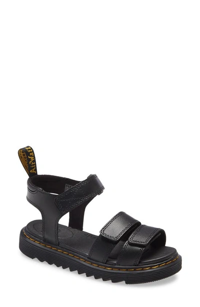 Dr. Martens' Kids' Klaire Sandal In Black