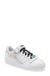 Adidas Originals Forum Ladies Basketball Sneakers, Brand Size 3.5 In Ftwr White/ Frozen Green