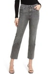 LE JEAN SABINE HIGH WAIST STRAIGHT LEG JEANS,W028-900-3246