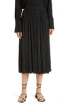 Samsoe & Samsoe Sams?e Sams?e Uma Pleated Midi Skirt In Black