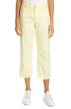 Frank & Eileen The Italian Linen Pants In Canary Yellow