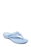 Minnetonka Silverthorne Prism Flip Flop In Hydrangea Blue