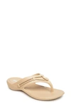 Minnetonka Silverthorne Prism Flip Flop In Sand