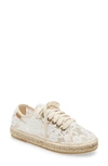 Toni Pons Far Espadrille Sneaker In Ecru Fabric